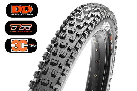 Plášť MAXXIS Assegai 29 x 2.60 WT kevlar DD TR 120 TPI 3C Maxx Grip