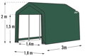 plachtový prístrešok SHELTERLOGIC 1,8 x 3,0 m - 70471EU