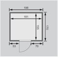 fínska sauna KARIBU SODIN (85599) LG3980