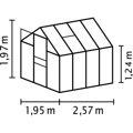 skleník VITAVIA VENUS 5000 PC 6 mm zelený LG4139