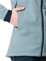 Vaude cyklistická bunda Qimsa Softshell, dámska, cloudy blue