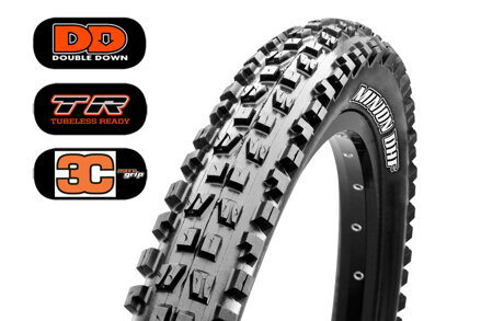 Plášť MAXXIS Minion DHF 27.5x2.50 WT kevlar DD TR 120TPI 3C Maxx Grip