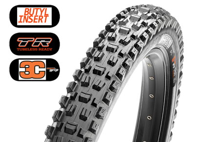 Plášť MAXXIS Assegai 27.5 x 2.50 WT kevlar TR 3C Maxx Grip DH