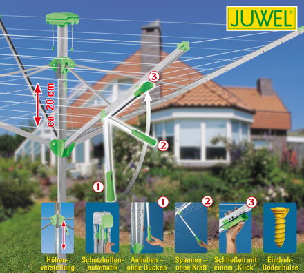 sušiak na bielizeň JUWEL NOVAPLUS 600 LIFT