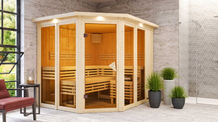 fínska sauna KARIBU AINUR (6099) LG3047