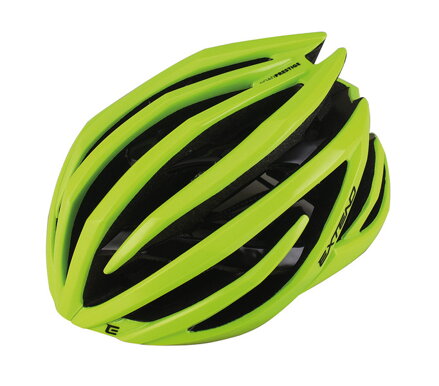 Extend prilba PRESTIGE neon-žltá M/L (58-61cm) lesklá