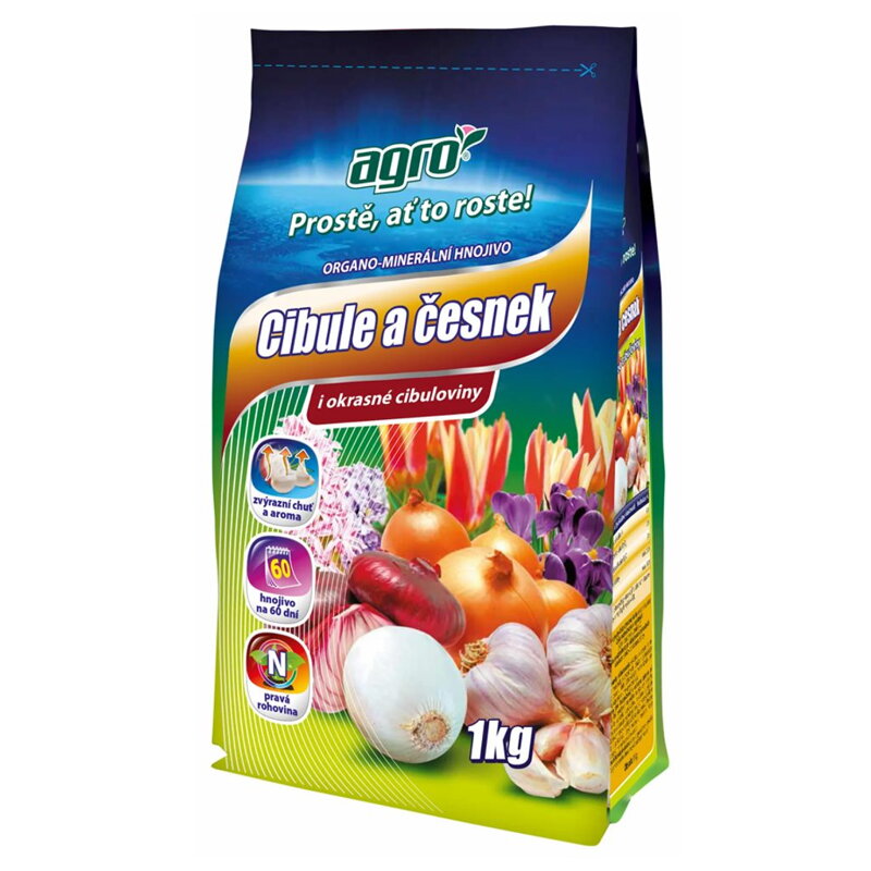 AGRO OM hnojivo Cibuľa a cesnak 1 kg