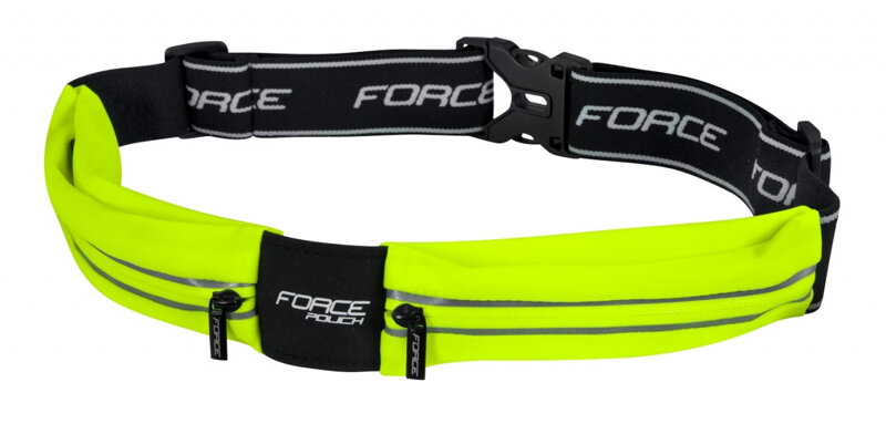 FORCE opasok bežecký POUCH, fluo