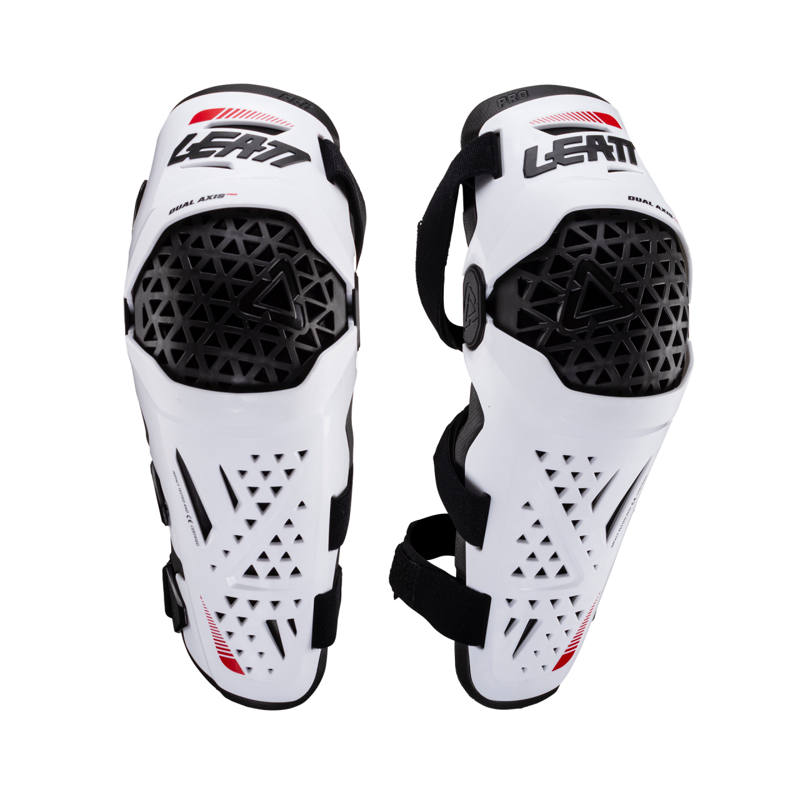 Leatt chrániče kolien Guard Dual Axis Pro, White